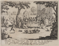 KG 10060
<br/>
Verloren Zoon verbrast vermogen ("Verloren Zoon")
<br/>
<em>Callot, Jacques (1592 - 1635)</em>